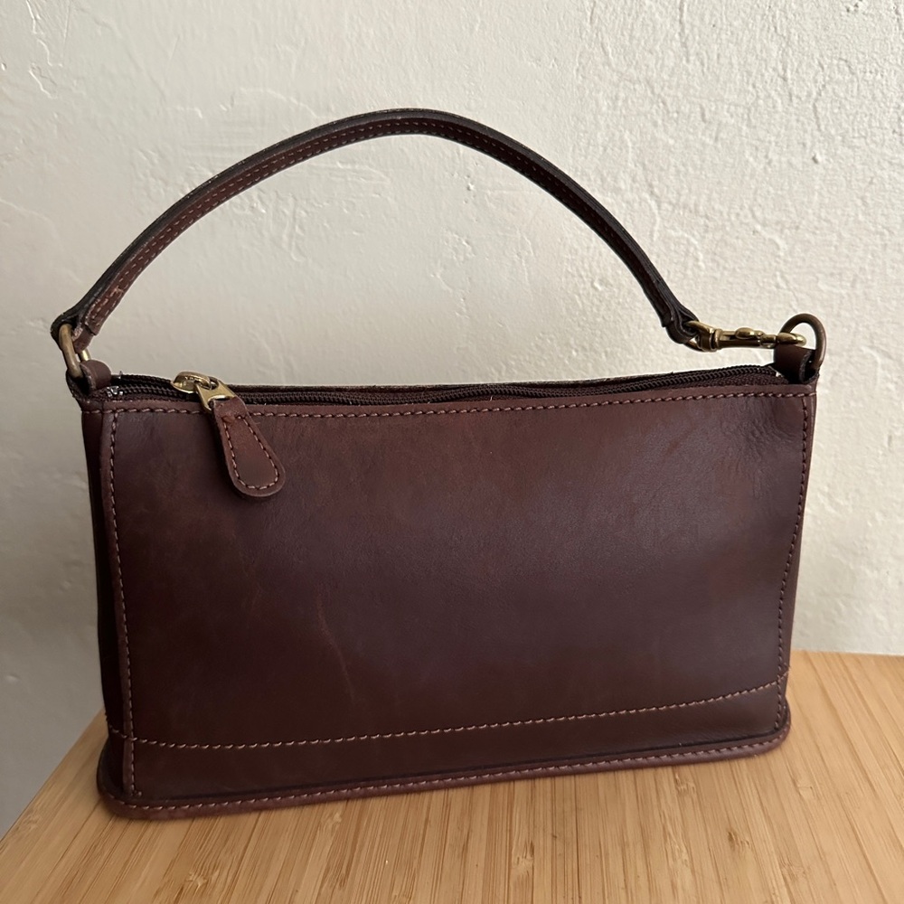 Vintage Coach Bag Bleecker Demi Zip - 9311 - Mahogany/Brown